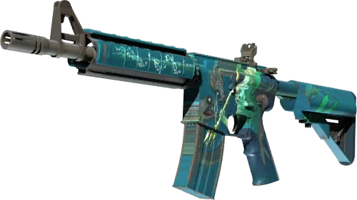 Скин M4A4 Poseidon из кейса CS2